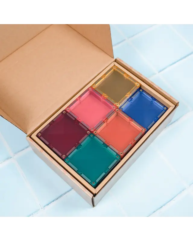 CONNETIX CONNETIX Pastel Vierkant Pakket - 40 delig CONNETIX CONNETIX Pastel Vierkant Pakket - 40 delig