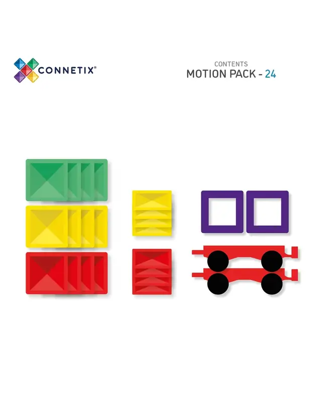 CONNETIX  CONNETIX Motion Pakket - 24 delig CONNETIX  CONNETIX Motion Pakket - 24 delig