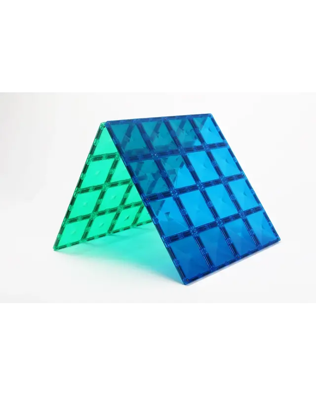 CONNETIX  CONNETIX 2 Basisplaten 30 x 30 cm - Groen en Blauw CONNETIX  CONNETIX 2 Basisplaten 30 x 30 cm - Groen en Blauw