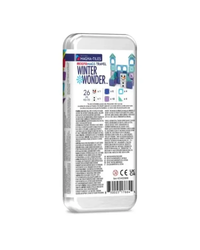 Magna Tiles MAGNA-TILES Winter Wonder 26-delig Travel Set Magna Tiles MAGNA-TILES Winter Wonder 26-delig Travel Set