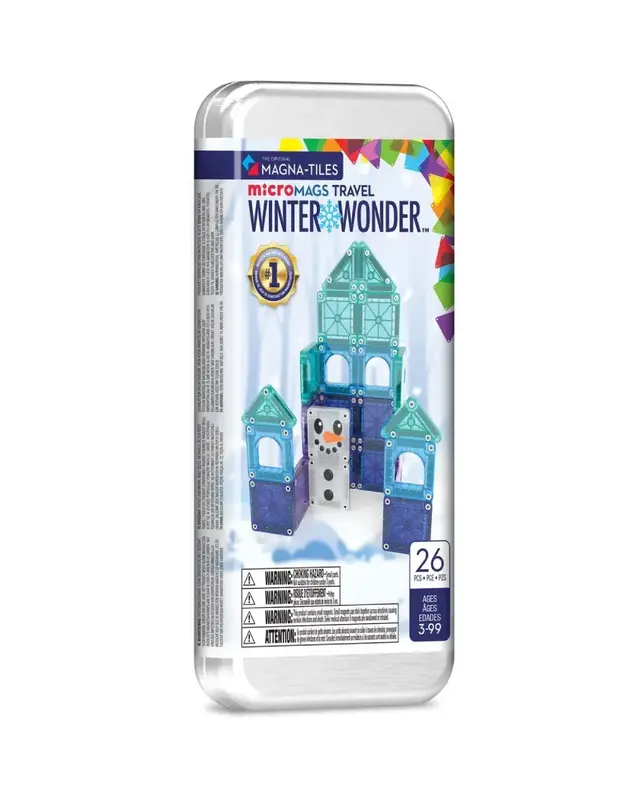 Magna Tiles MAGNA-TILES Winter Wonder 26-delig Travel Set Magna Tiles MAGNA-TILES Winter Wonder 26-delig Travel Set