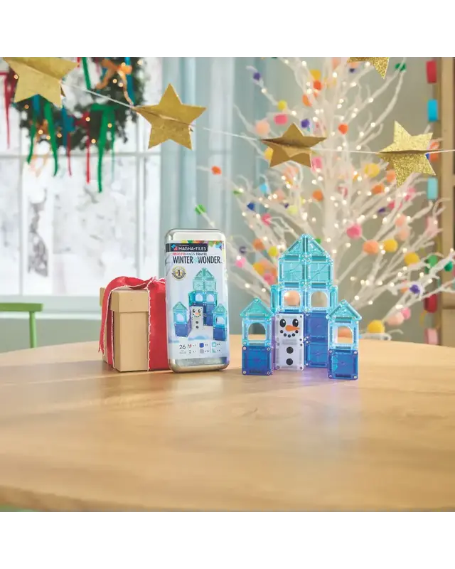Magna Tiles MAGNA-TILES Winter Wonder 26-delig Travel Set Magna Tiles MAGNA-TILES Winter Wonder 26-delig Travel Set