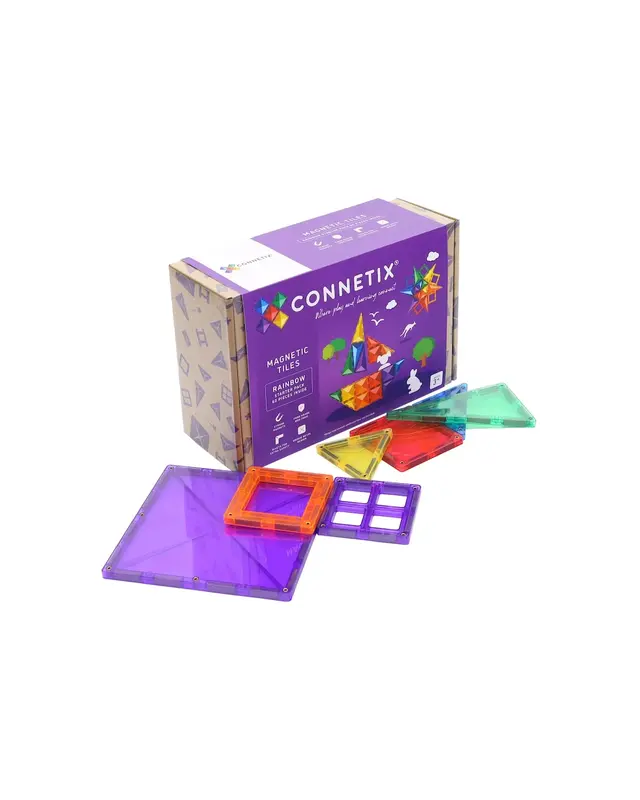 CONNETIX CONNETIX Regenboog Starter Pakket 60 delig CONNETIX CONNETIX Regenboog Starter Pakket 60 delig