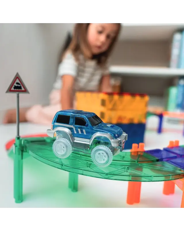 Cleverclixx Cleverclixx Race Track Intense - 65 stuks + Gratis groene Auto Cleverclixx Cleverclixx Race Track Intense - 65 stuks + Gratis groene Auto