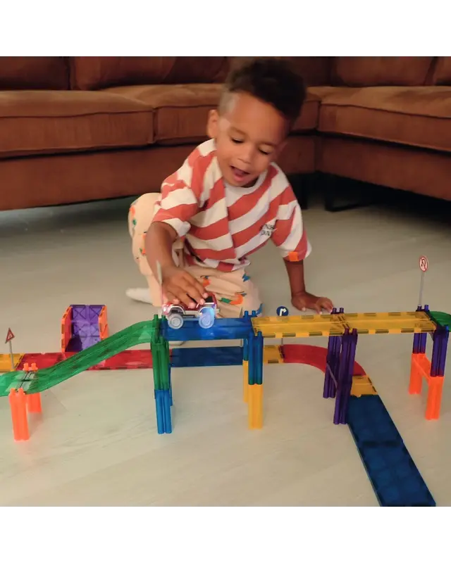 Cleverclixx Cleverclixx Race Track Intense - 65 stuks + Gratis groene Auto Cleverclixx Cleverclixx Race Track Intense - 65 stuks + Gratis groene Auto