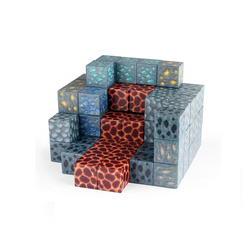 Magneetspeelgoed.nl Magnetische bouwstenen Magma 70 stuks