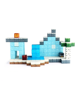 Magneetspeelgoed.nl Magnetische bouwstenen Sneeuwwereld 138 stuks