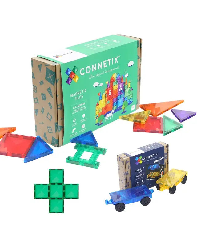 CONNETIX  CONNETIX Creative Pakket - 102 delig + GRATIS auto pakket