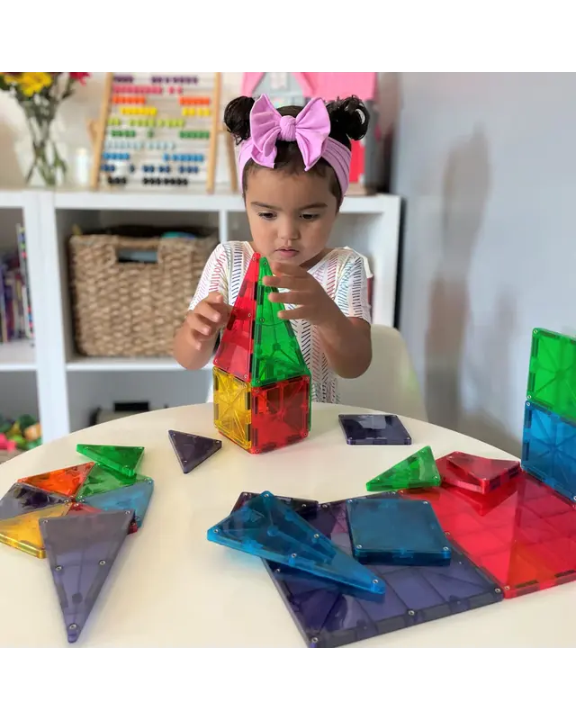 Magna Tiles Magna Tiles Clear Colors bouwset - 32 stuks