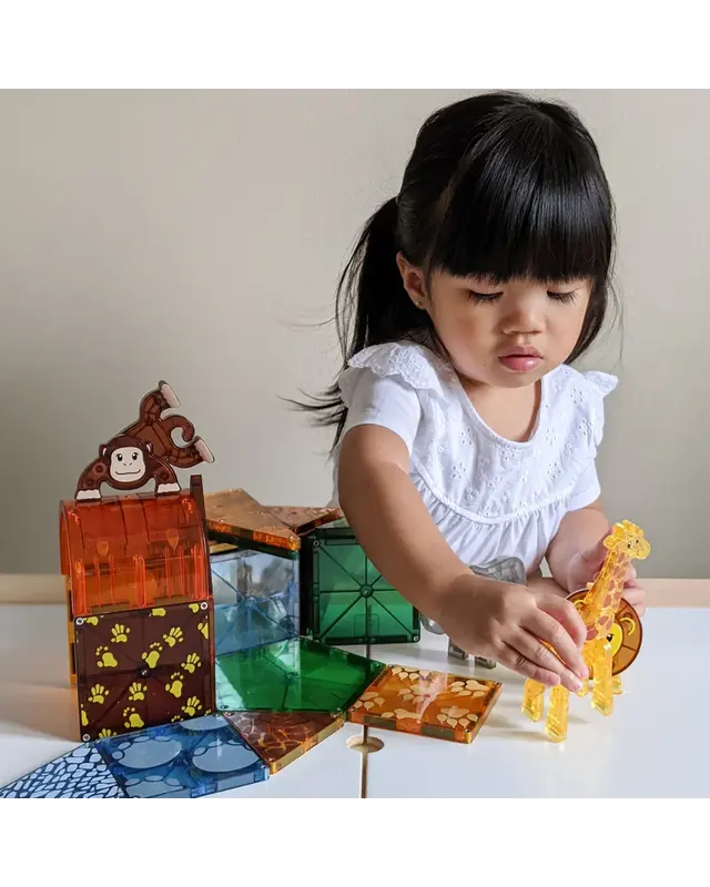 Magna Tiles Magna Tiles Safari Animals Dieren - 25 stuks