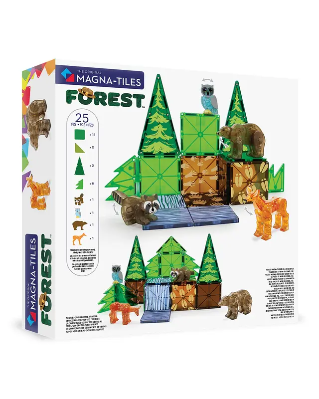 Magna Tiles Magna Tiles Bosdieren - 25 stuks