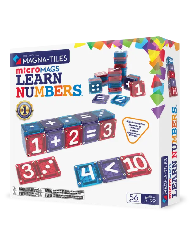 Magna Tiles MAGNA-TILES® microMAGS Leer cijfers 56 stuks