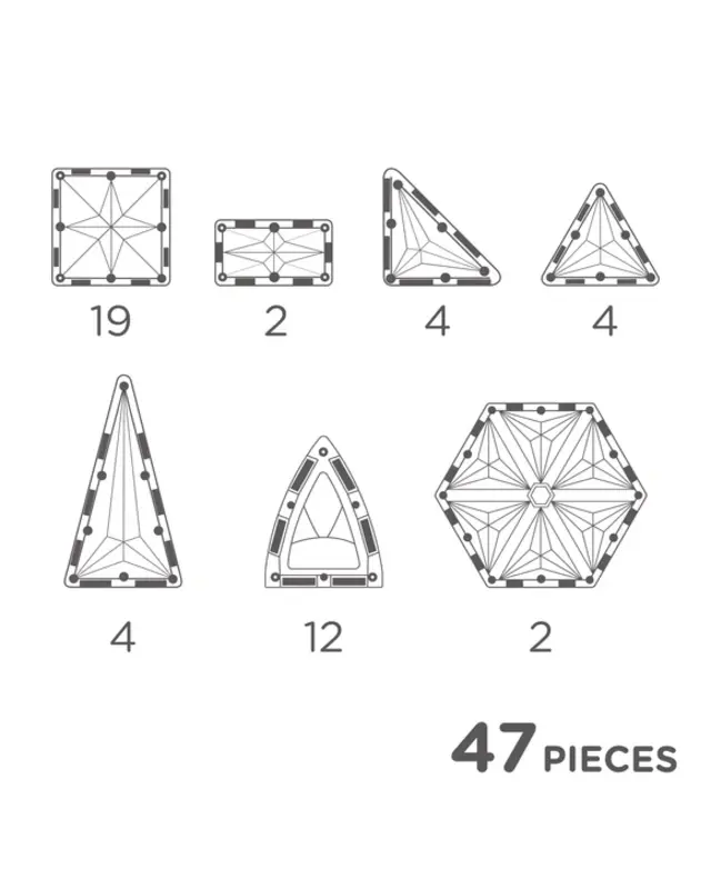 Cleverclixx Cleverclixx Curved Dome Pack Intense 47-delig