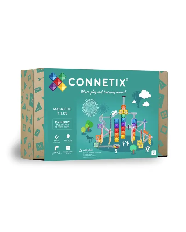 CONNETIX  CONNETIX Magnetische Knikkerbaan - 92 delig