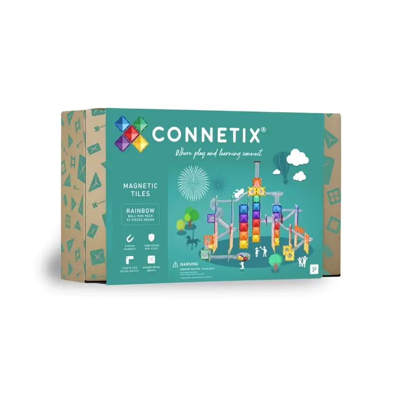 CONNETIX  CONNETIX Magnetische Knikkerbaan - 92 delig