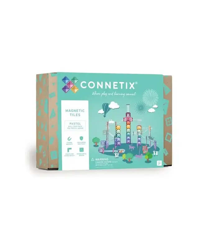 CONNETIX  CONNETIX Knikkerbaan Pastel - 106 delig