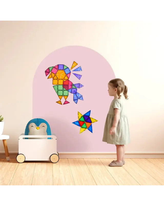 Cleverclixx Cleverclixx Magnetische muursticker 95x75cm | Roze Cleverclixx Cleverclixx Magnetische muursticker 95x75cm | Roze