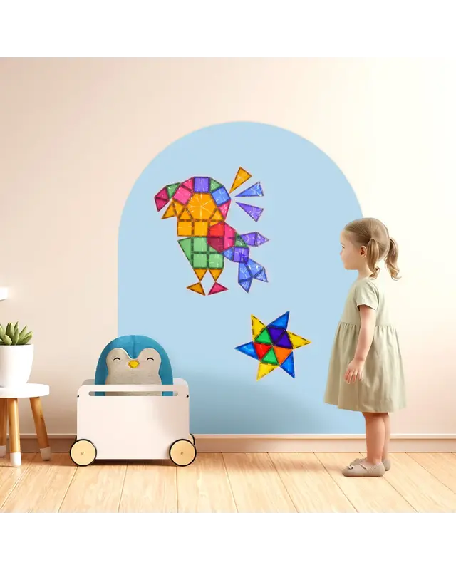 Cleverclixx Cleverclixx Magnetische muursticker 95x75cm | Blauw Cleverclixx Cleverclixx Magnetische muursticker 95x75cm | Blauw