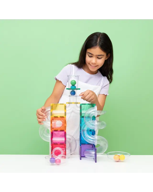 CONNETIX CONNETIX Knikkerbaan Ball Run Bright Pack 114 stuks CONNETIX CONNETIX Knikkerbaan Ball Run Bright Pack 114 stuks