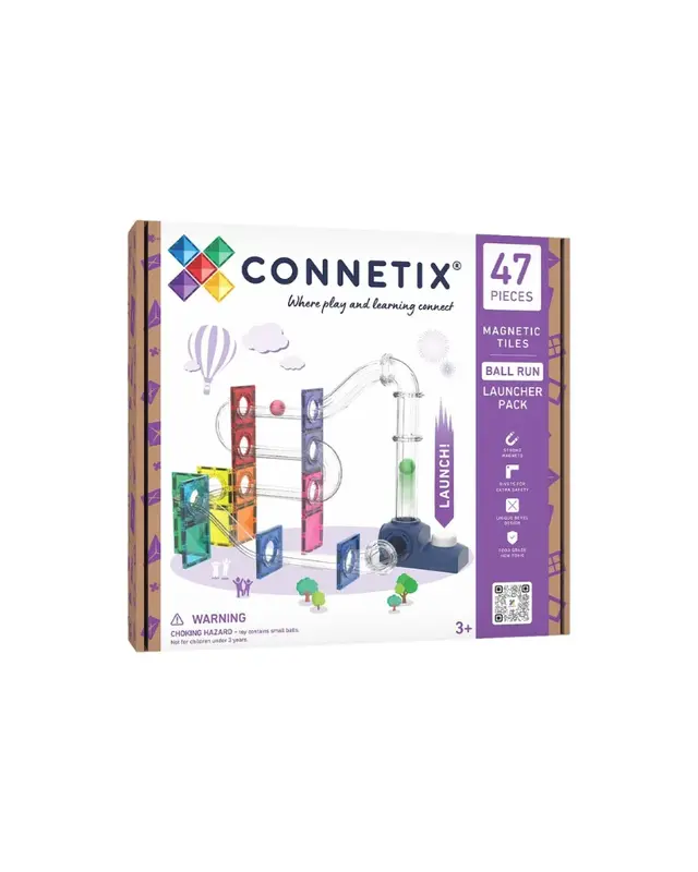 CONNETIX  CONNETIX Knikkerbaan Ball Run Bright  47 stuks