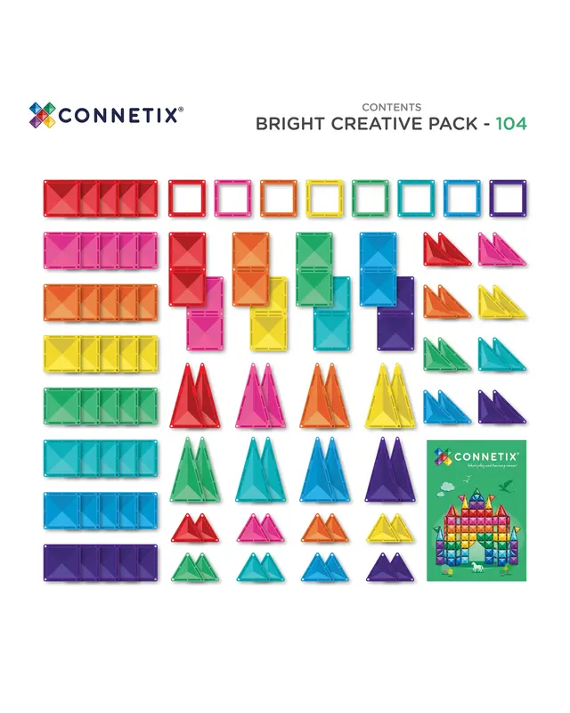 CONNETIX CONNETIX Creative Pakket - 104 delig CONNETIX CONNETIX Creative Pakket - 104 delig