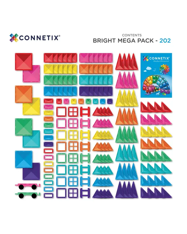 CONNETIX  CONNETIX Bright Mega Pack - 202 delig