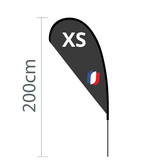 Teardrop flag XS