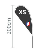 Teardrop flag XS