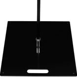 Ground plate, heavy, black