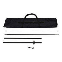 Feather flag pole XS, black