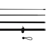 Feather flag pole XS, black