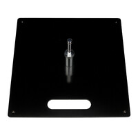 Ground plate, black