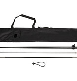Feather flag pole XS, black Feather flag pole XS, black