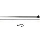 Feather flag pole XS, black Feather flag pole XS, black