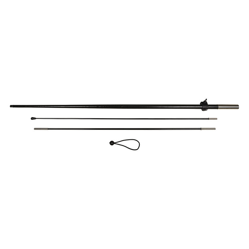 Feather flag pole XS, black Feather flag pole XS, black