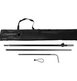 Square flag pole XS, black Square flag pole XS, black