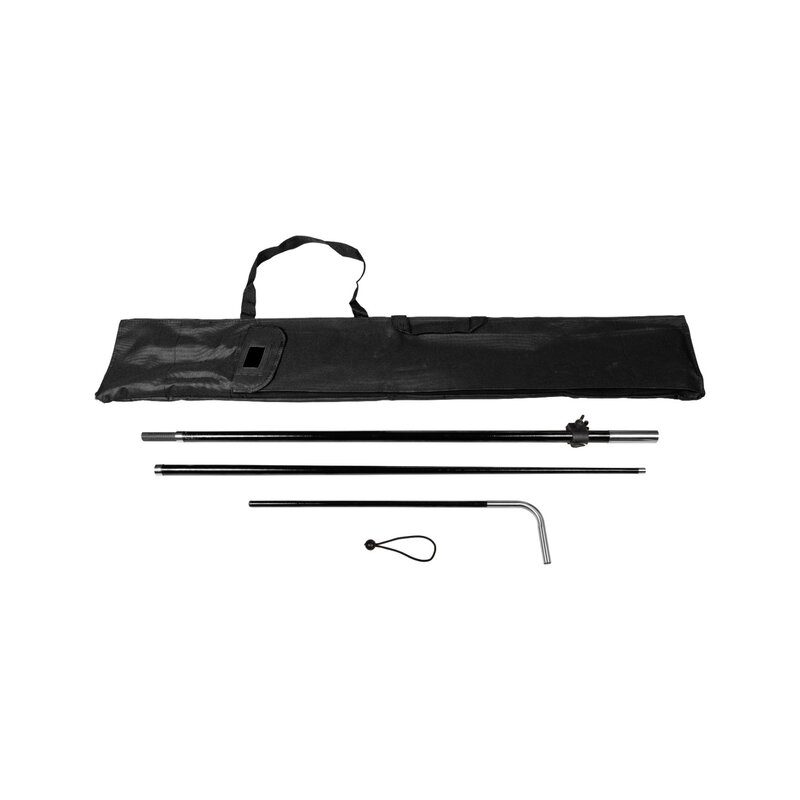 Square flag pole XS, black Square flag pole XS, black