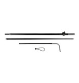 Square flag pole XS, black Square flag pole XS, black