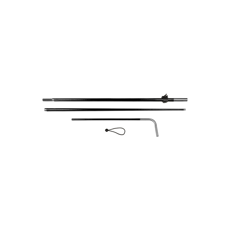 Square flag pole XS, black Square flag pole XS, black