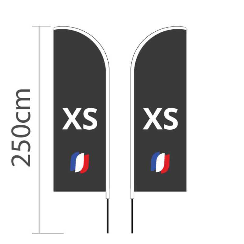 Proflags Straightflag XS - 60x186cm Proflags Straightflag XS - 60x186cm