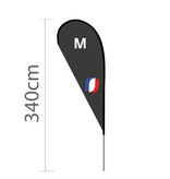Proflags Dropflag M - 100x240cm Proflags Dropflag M - 100x240cm