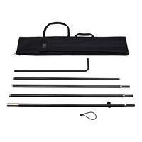 Proflags Squareflag-Stange M, schwarz