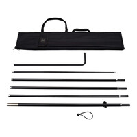 Proflags Squareflag-Stange L, schwarz