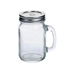 Monin Drinking Jar + Lid