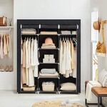 Bobbel Home Clothes Wardrobe - Foldable - Black - 175cm