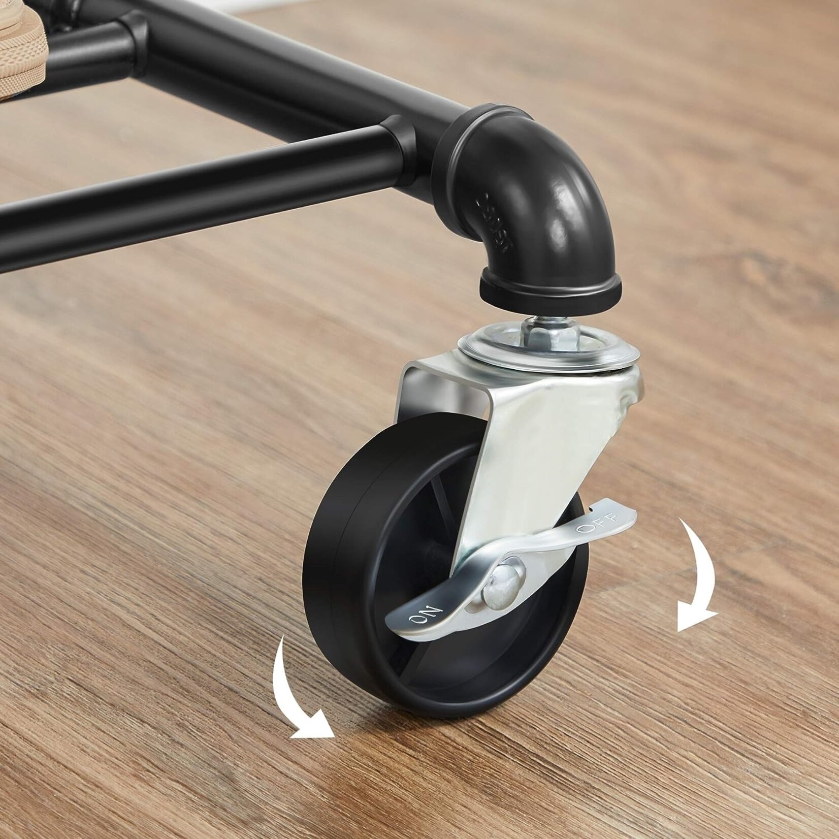 Bobbel Home Bobbel Home - Clothes Rack On Wheels - Metal - Black