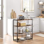 Bobbel Home Bobbel Home - Kitchen Rack - Metal - Brown & Black