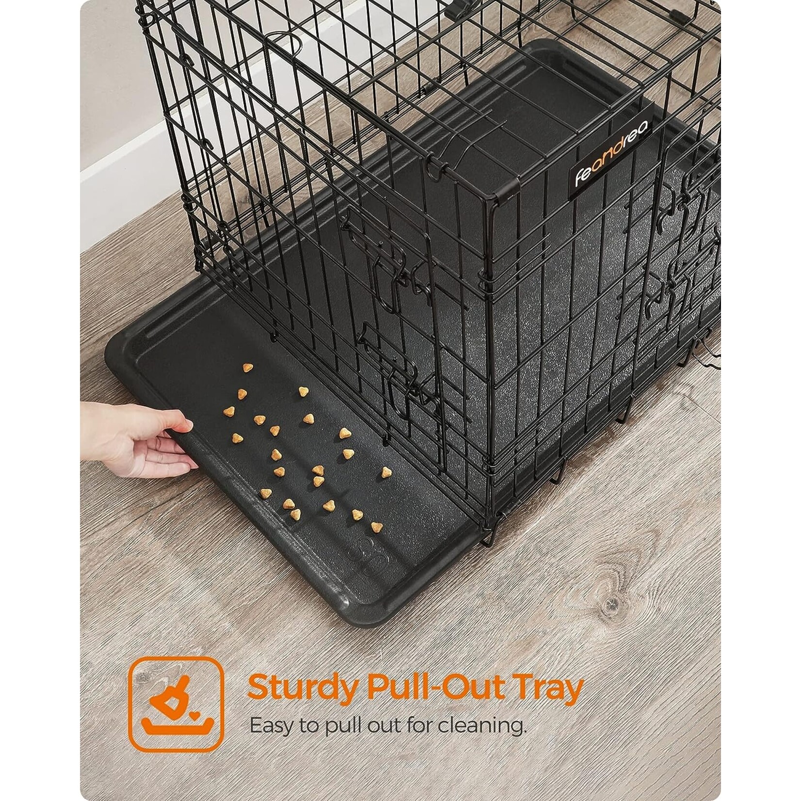 Bobbel Home Dog Kennel - Black - XXL - 121 x 74 x 81 cm