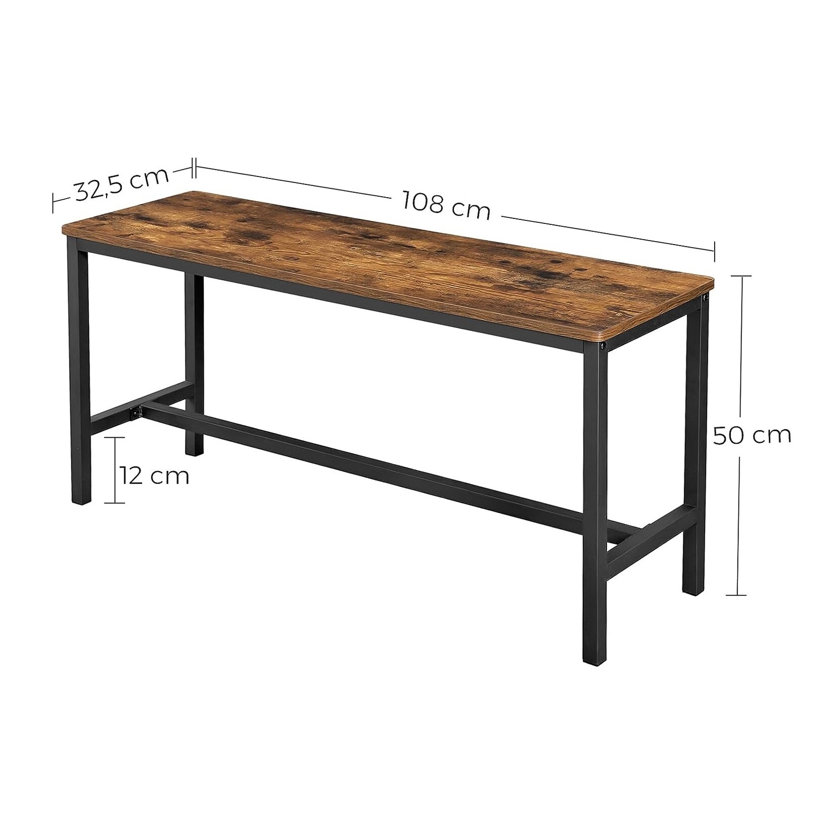 Bobbel Home Bobbel Home - Table Benches - Set Of 2 - Vintage - 108 x 32,5 x 50 cm