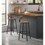 Bobbel Home Bobbel Home - Barstool - Set Of 2 - Vintage - Black